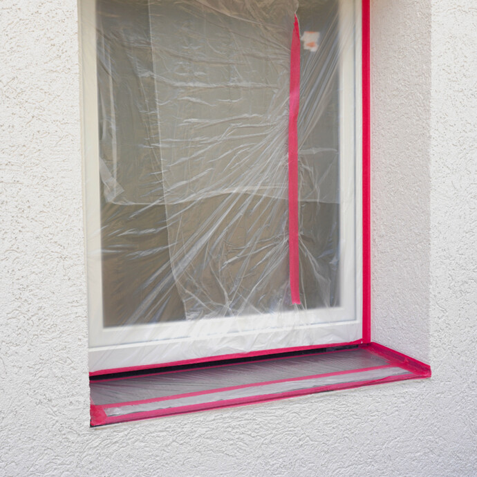 Fenster komplett abkleben