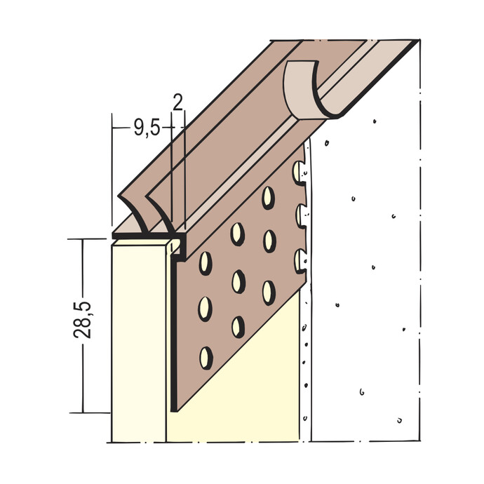 Protektor Abschlussprofil Trockenbau 3784 Produkt